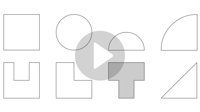 Video Planer Grundflächenformen