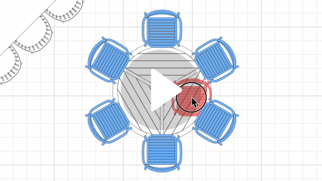 Video Stühle auto-platzieren