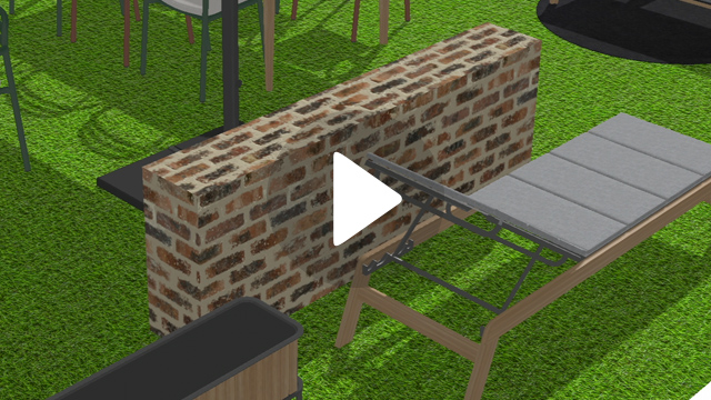 Video texturierte Geometrie