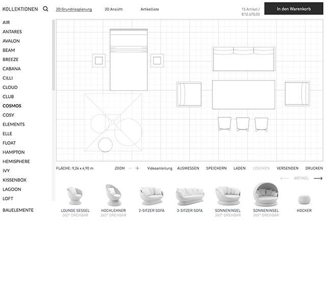 BLOOM Gartenm&ouml;bel-Planer