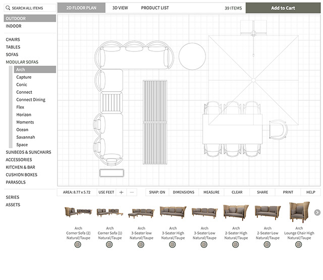 Cane-Line Möbelplaner