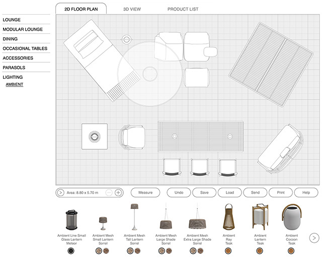 GLOSTER Outdoormöbel-Planer