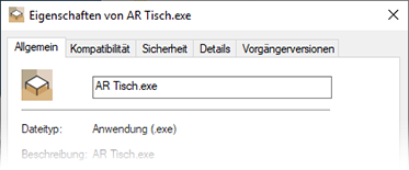 Tischkonfigurator Exe Info