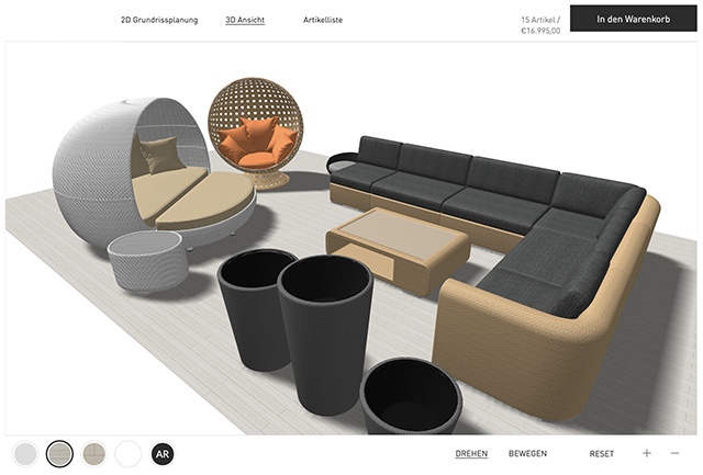 3D-Darstellung einer Beispiel-Planung