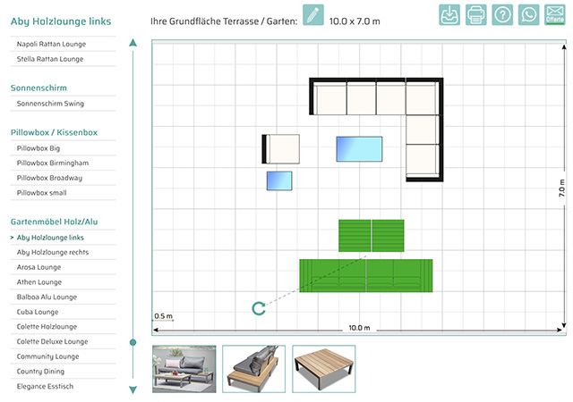 Mehrere platzierte Artikel ausgew&auml;hlt