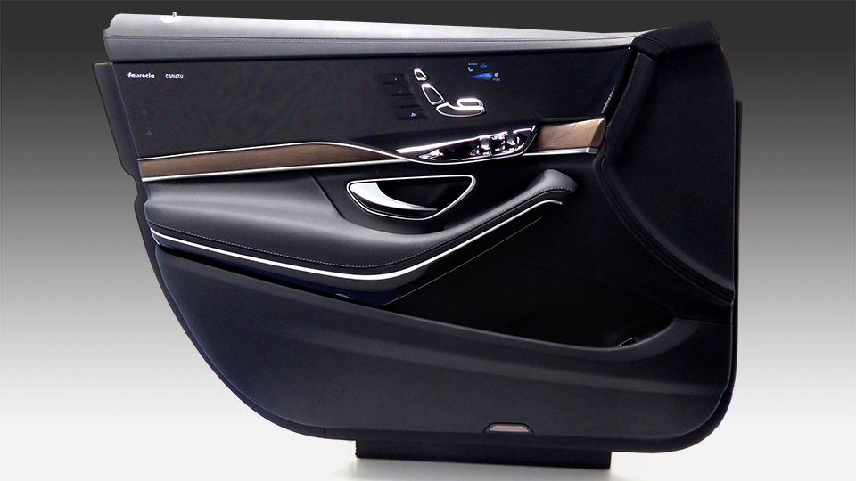 Gesamtaufbau Canatu Fahrertür-Vorführmodell Gesamter Canatu Tür-Demonstrator