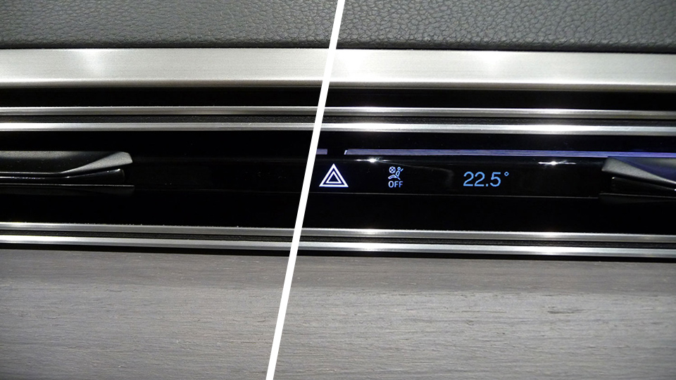 Vergleichsbild mit ein- und ausgeschalteten Anzeige-Elementen