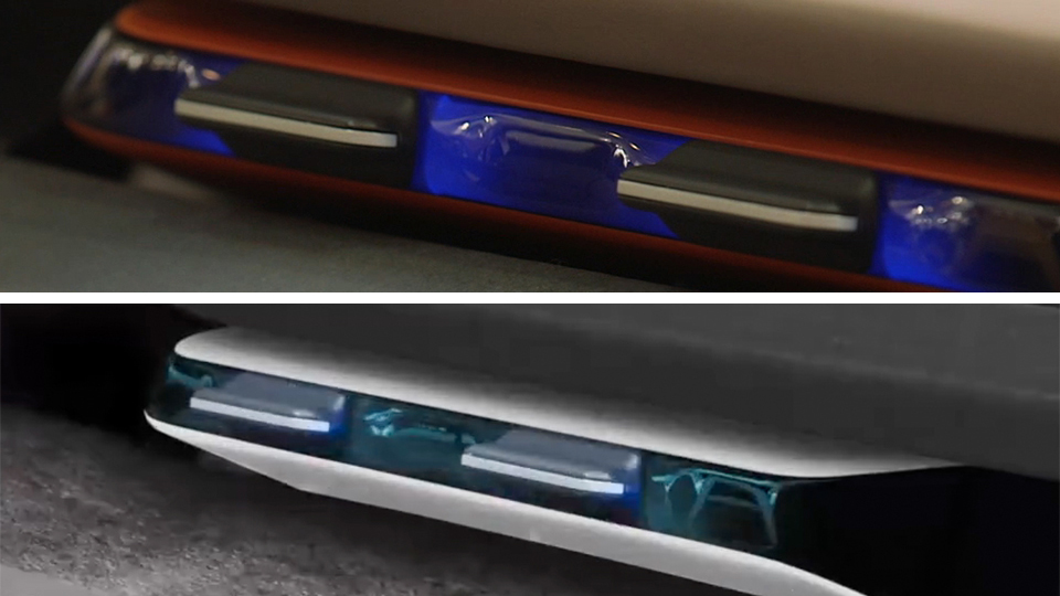 Ausstr&ouml;mer mit 2 Lichtstimmungen