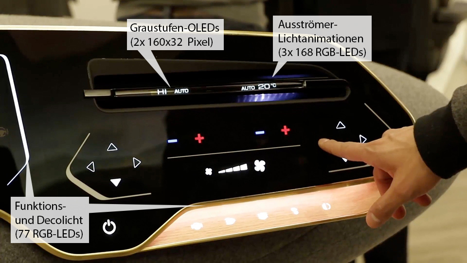 Beschriftung der von uns angesteuerten elektronischen Komponenten IP